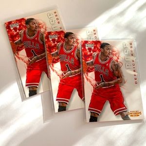Lot of 3: Derrick Rose ‘12 Contenders Cards No. 145